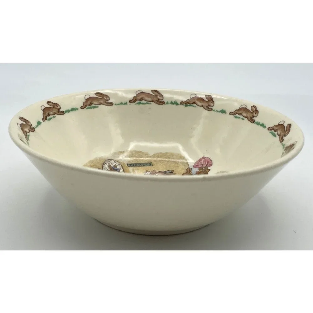 Bunnykins Royal Doulton China Child's Cereal Bowl 